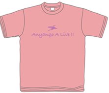 Anyango a LIVE !! Tシャツ ライトピンク